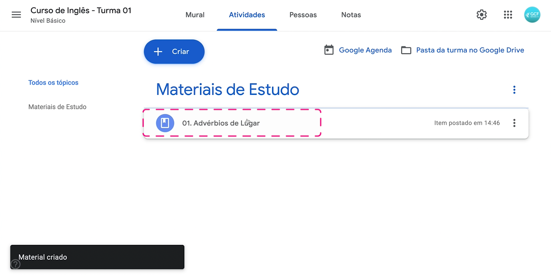 Como disponibilizar materiais de estudo para seus alunos 14